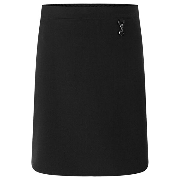 Black Stretch Heart Skirt Thumbnail