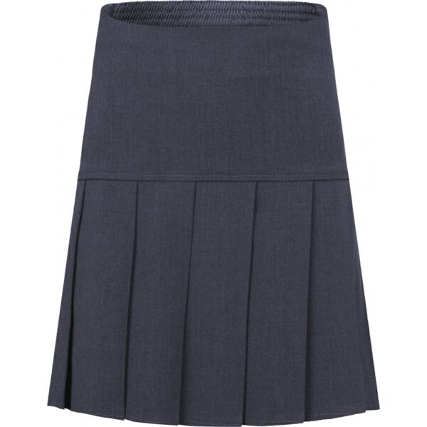 Grey Ladies Fan Pleat Skirt Thumbnail