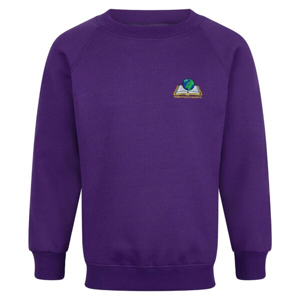 Battle Primary Purple Sweatshirt Thumbnail