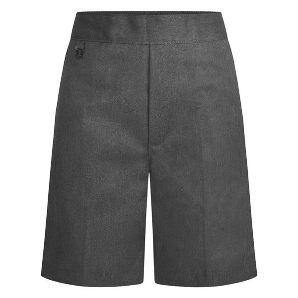 Grey Bermuda Pull-Up School Shorts Thumbnail