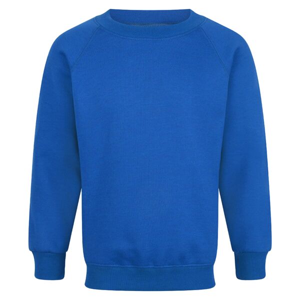 Ocean Blue Round Neck Kids Sweatshirt Thumbnail