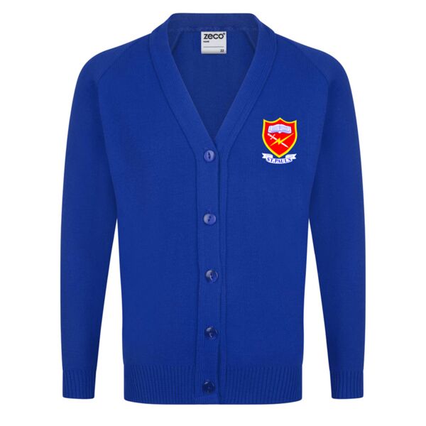 St. Paul's Primary School Knitted Cardigan Thumbnail