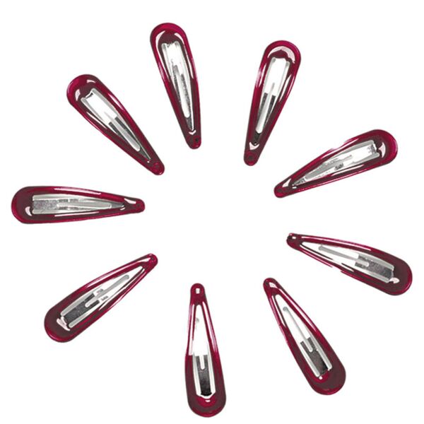 Maroon School Hair Clips Thumbnail