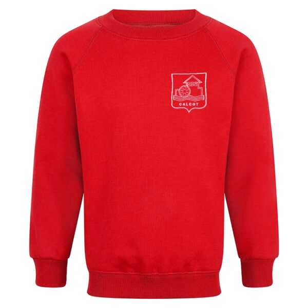 Calcot Schools Round Neck Sweatshirt Thumbnail