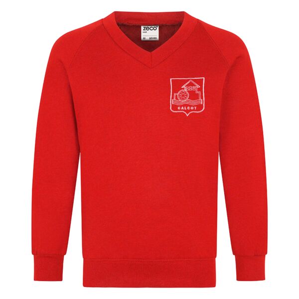 Calcot Schools V-Neck Sweatshirt Thumbnail