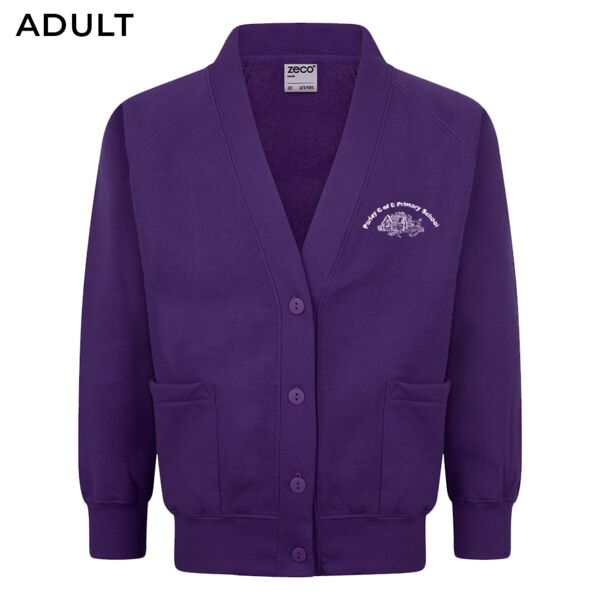 Adult Purley C of E Primary School Cardigan Thumbnail