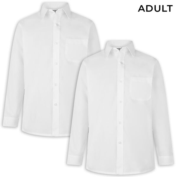 Men's Long Sleeve Non Iron Eco-Shirt - 2 Pack Thumbnail