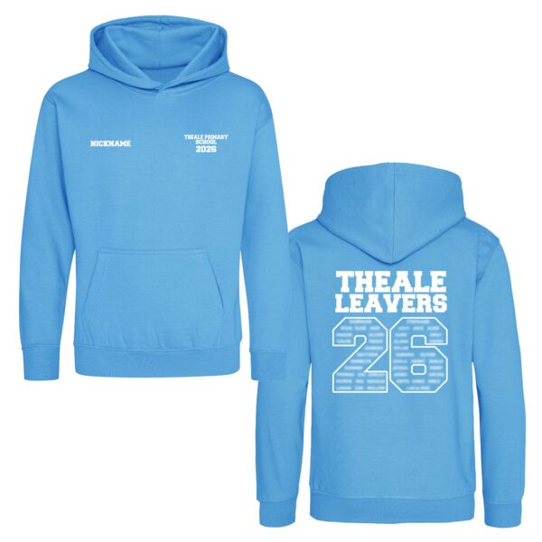 Youth Theale Primary Blue Leavers Hoodie Thumbnail
